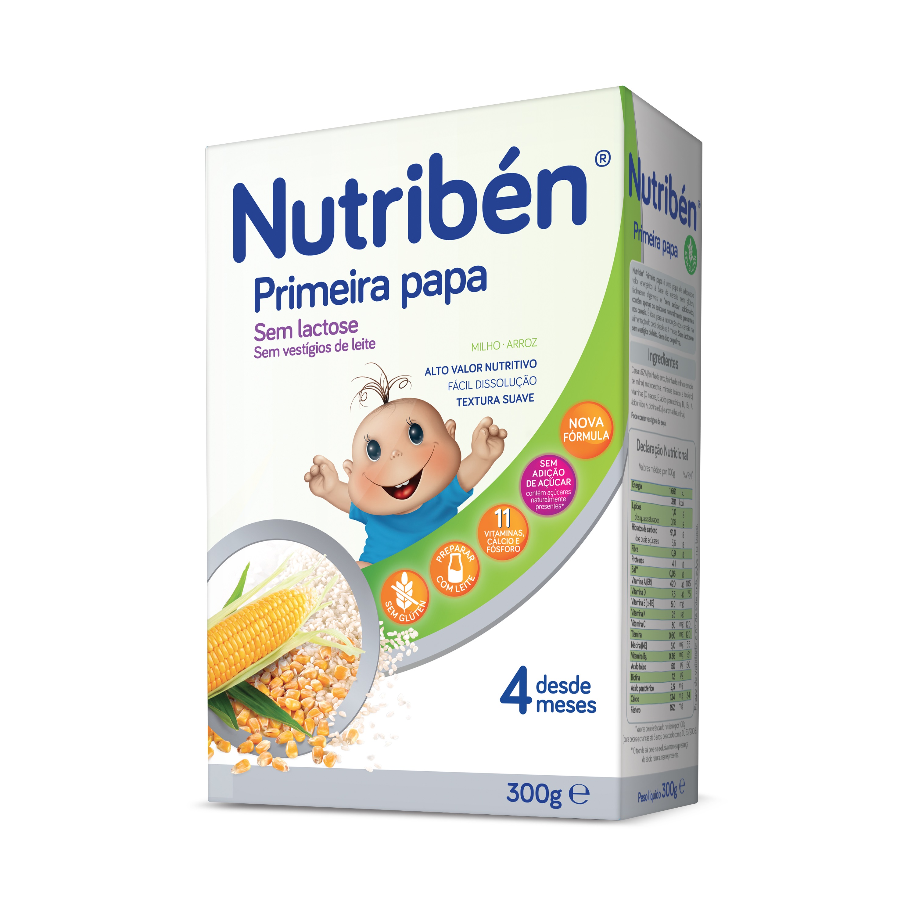 FARINHA NUTRIBEN 1 PAPA N/LACT S/GL 300G